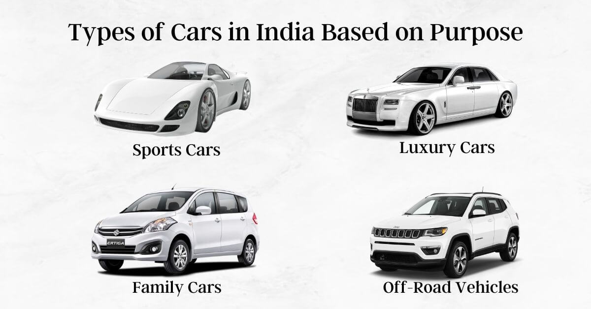 image showing Types of Cars in India Based on Purpose