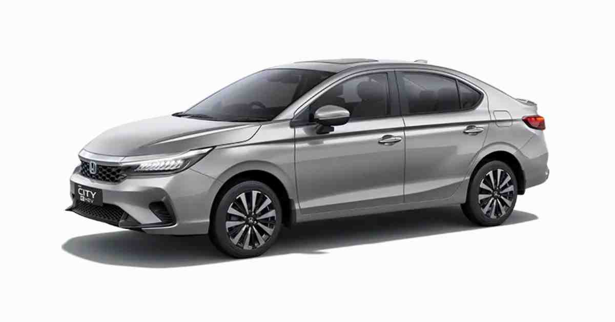 Honda City Hybrid In Silver Color