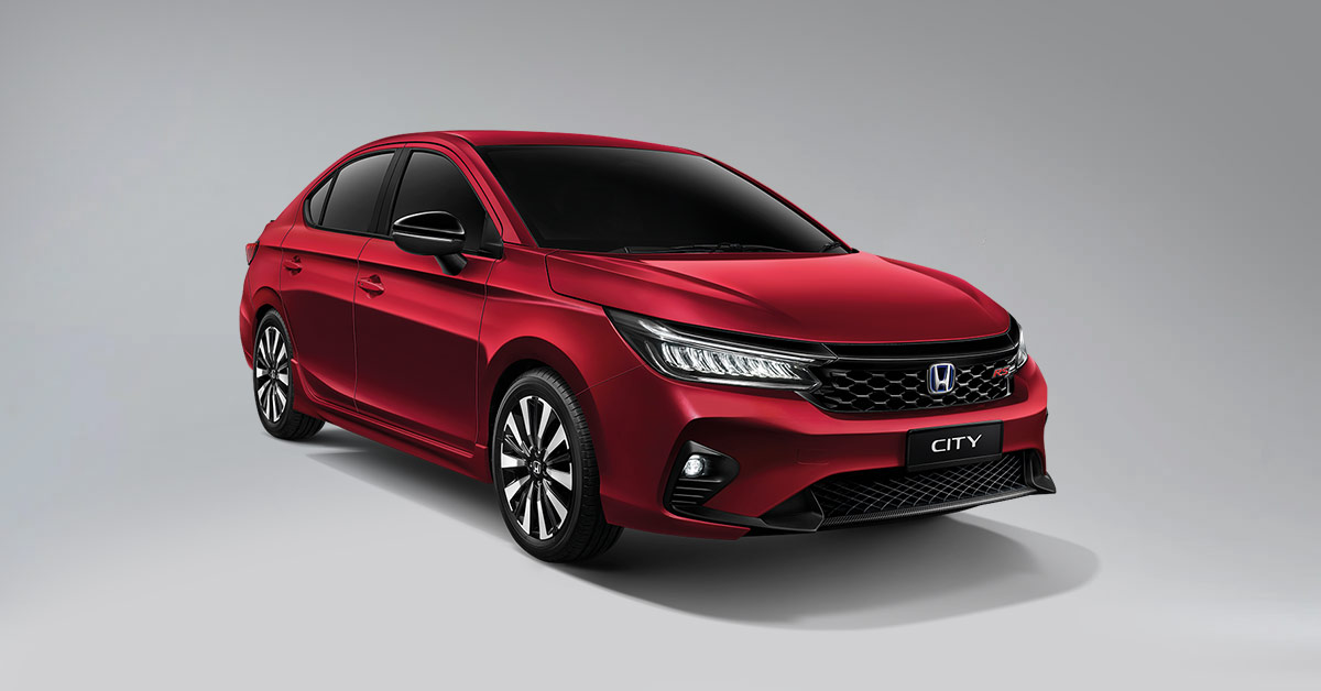 Honda City India in Red Color