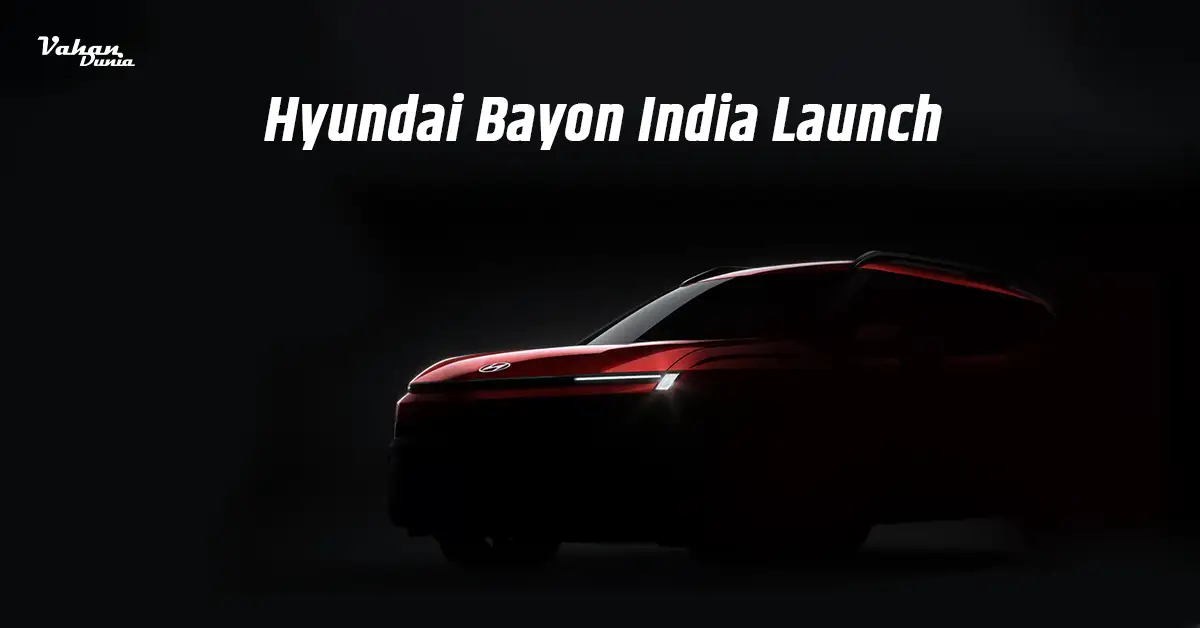 Hyundai Bayon India Launch