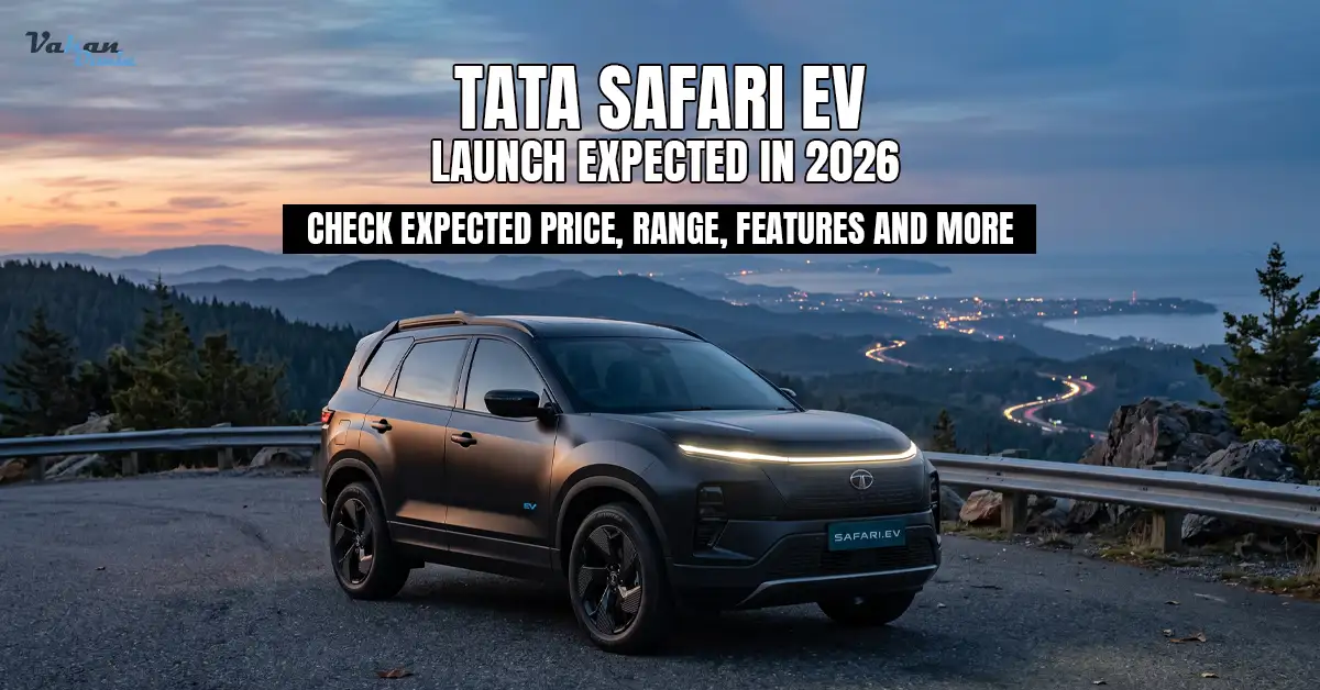 Tata Safari EV 2026 electric SUV expected design, features and exterior
