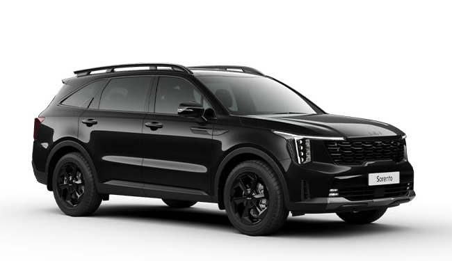Kia Corporation Kia Sorento HTX AWD Hybrid (Electric + Petrol) 1.6L Turbo Automatic (TC) 6 STR Black Line
