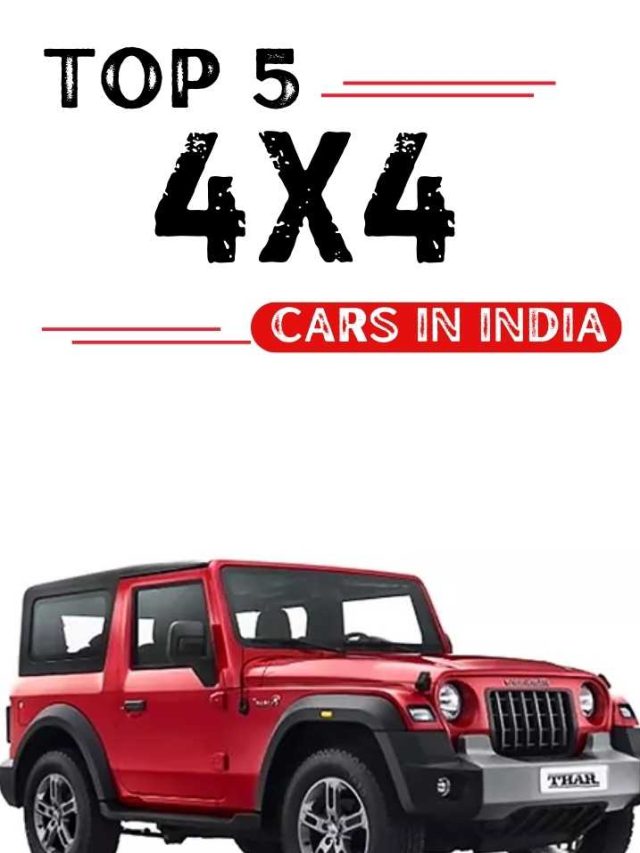 Top 5 4X4 cars in India